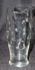 Vintage Mcm Atomic Starburst Etched Glass Martini Cocktail Pitcher 9   