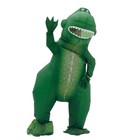 7  Green T-rex Inflatable Costume Adult For Halloween Cosplay Party Fancy Dress