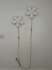 2 Ikea Smila Blomma White Daisy Flower 14  Wall Night Light Lamp  Kids Room