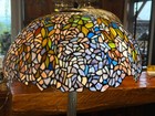 Wisteria Huge   Tiffany-style Pendant Lamp  shade Only  damaged