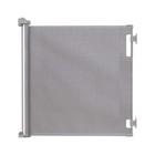 Perma Child Safety 55 In  Wide X 33 In  Tall Gray Retractable Baby Gate