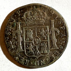 World Silver Coin    1806 Lima Peru 8 Reales Km97  Vf  0 7797asw  