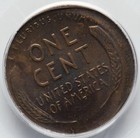 1929-s Lincoln Wheat Cent Pcgs Ms64 Bn Struck 5  Off Center   Laminated Error