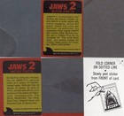 1978 Topps Jaws 2 Movie Photo Vintage Trading Cards   Stickers - You Pick 