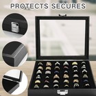 Ring Jewelry Organizer   36 Slots Rings Display Storage Case Earring Showcase   