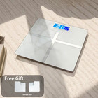 Digital Bathroom Weight Scale 396 Lb Capacity High Precision Lcd Display Compact