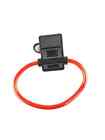 5 Pack 8gauge Inline Atc Fuse Holder 30amp Fuse With Cover New Car Truck Install