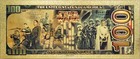 Luke Skywalker Star Wars  100 Novelty 24k Gold Foil Plated Note Bill -  Xx067