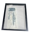 First National Bank Cooperstown  New York Cancelled Check March 6 1890 In Frame
