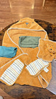 Baby 6 Pack Bear Infant Hooded Bath Towel Cloud Island Brown One Size 80  Cotton