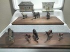 8  Lead  Metal Horse  Pony  Mule  Donkey  Deer - Occupied Japan England Germany