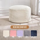 3ft Bean Bag Chairs Adults Large Beanbag Chair W  Plush Faux Fur Cover Big Bean