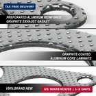 Aluminum Exhaust Manifold Header Gasket Set Compatible With Tahoe Silverado Yuko