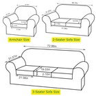 Plush Sofa Cover Armchair Slipcovers 1 2 3 Seater Couch Protector Cushion Covers