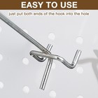 Pegboard Hooks Stainless Steel Display Pegs 12 Inch Bulk 100 Pcs