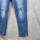 Revelation Denim Womens Size 8 Skinny Jeans Distressed High Rise Multi Button
