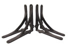 Set Of 4 Sm New 6  Cast Iron Shelf Brackets Antique Style Rustic Ironbridge Arch