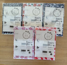 Set Of 5 Japanese Traditional Cotton Tenugui  Cloth Towels Winter