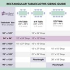10 Pcs 54x96  Polyester Rectangular Tablecloths Wedding Party Table Linens Sale