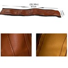 Baby Stroller Leather Armrest Handle Cover Compatible With Mima Xari Brown