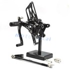 Rearset Footrest For Honda 2001-2007 Cbr600 F4i Foot Peg Rear Pedals Black 2005