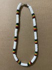 Rasta Puka Clam Shell Necklace All Sizes
