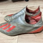 Adidas X 19  Fg F35322 Silver Red Us 9 5 Football Soccer Cleats Used 2