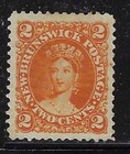 Canada  1860  New Brunswick  Scott 7  Splendid Edges  Mint No Gum  Ebca036