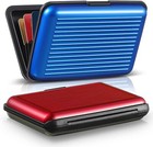 Business Id Credit Card Wallet Waterproof Holder Aluminum Metal Pocket Case Box