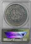 Daniel Carr 1792 Antiqued Flowing Hair Token  Anacs Ms68  O s On A Silver Eagle 