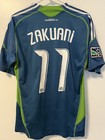 Adidas Seattle Sounders Authentic Jersey - 2009 Away Mls Soccer Zakuani Medium