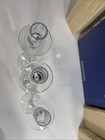 Vintage Crystal Candle Stick Holder International Silver Company Set Of 3