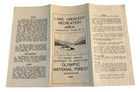 1936 Olympic National Forest Washington Lake Crescent Recreation Area 19 Map J2