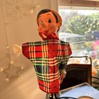 Pinocchio Hand Puppet Vintage Walt Disney Original Rubber Face