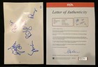 The Cure Signed Cut Autograph Robert Smith simon perry lol roger Psa Loa