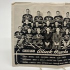 Vintage  1942 1943 Chicago Black Hawks 8 5x11 Team Photo Nhl Hockey-nestor Skate