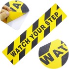 3-pack Watch Your Step Sticker Sign Stair 6 X 24 Inch Caution Watch Your Step