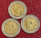 3-high Grade 1997 2005 2009 Kenya Bi-metal 5 Shilling Coin-dec620