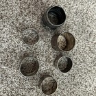 Lot Of 6 Antique Victorian Napkin Rings Silver Plated Different Designs Monogram