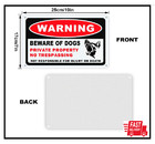 3 Pack Beware Of Dog Sign 10x7 Inch Private Property No Trespassing Signs Rust F