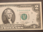 1976 Federal Reserve Two-dollar Note  2 Bill First-day Cover With Stamp