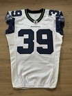 2011 Brandon Browner Seattle Seahawks Game Worn Home White Jersey Autographed