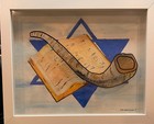 Shofar Celebrated In 3d 8x10 Shadowbox Frame  Acrylic On Acetate 