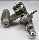 Vintage Royal 46 Rc Model Airplane Engine W  Muffler  Good Compression