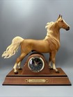 Breyer 50th Anniversary Mantelpiece Clock With Saddlebred Stallion Includes Coa