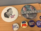 Huge Lot Of Original Reagan Bush Political Buttons Pin Backs  1980s  Great 