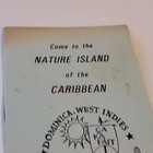 Vintage Dominica West Indies Brochure 1974 1970s Caribbean Travel Ephemera