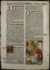 Hans Sch  ufelein Old Master Incunable Woodcut Plenarium 1516 Great Banquet
