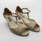Comme Il Faut Argentine Tango Shoes Eu 38 Gold Cream 8 5cm Heel
