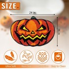 Halloween Bathroom Rug  Halloween Bathroom Decor  Pumpkin Rugs Indoor Decor Rug 